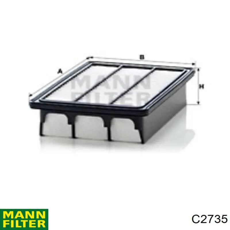 C2735 Mann-Filter фільтр повітряний