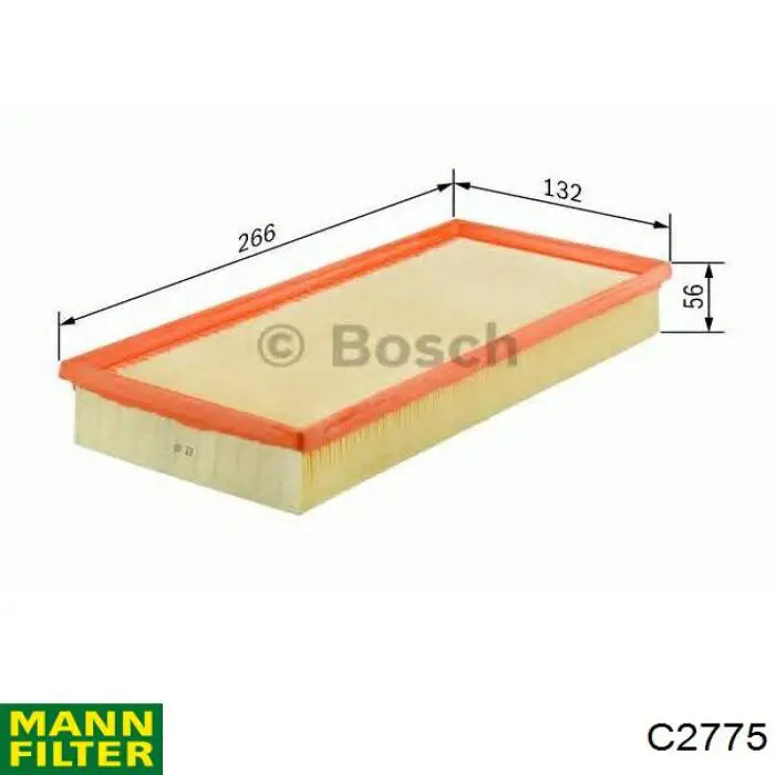 Фільтр повітряний Mann-Filter C2775