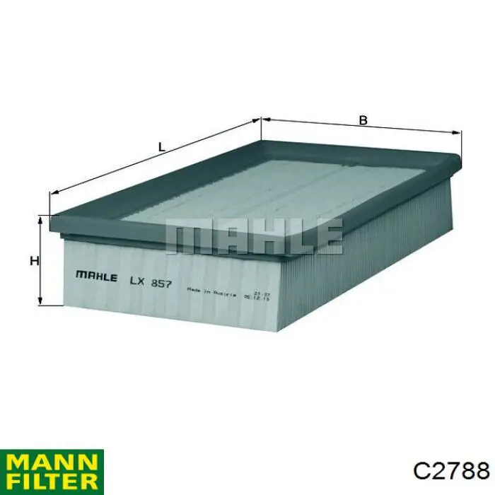 Купити C2788 Mann-Filter Автомобільний фільтр повітря