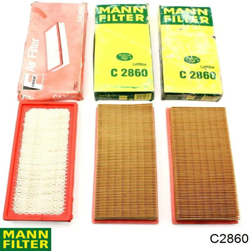 Елемент повітряного фільтра Mann-Filter C2860 ціна, від 5.33 USD