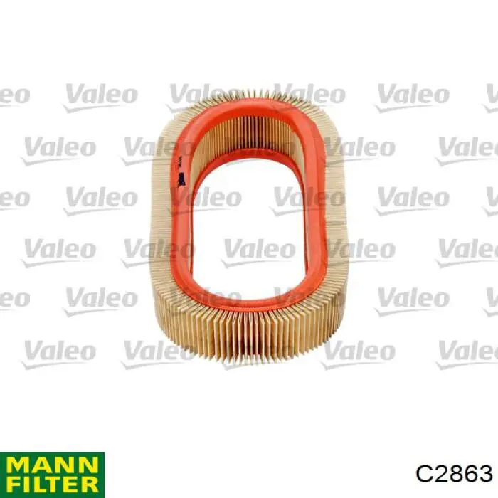 Елемент повітряного фільтра Mann-Filter C2863 ціна, від 4.06 USD