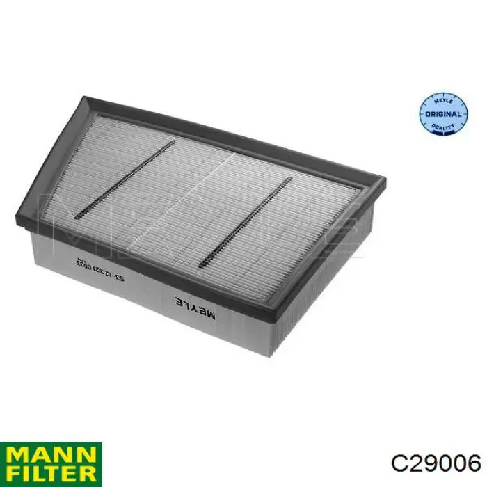 Елемент повітряного фільтра Mann-Filter C29006 ціна, від 18.23 USD