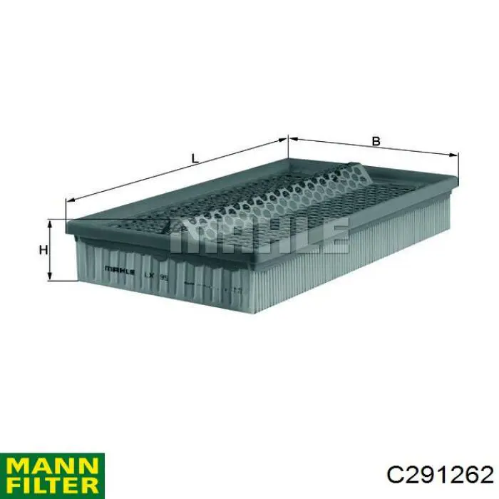 Купити C291262 Mann-Filter Автомобільний фільтр повітря