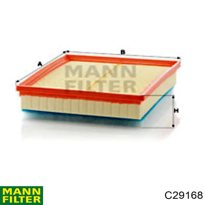 C29168 Mann-Filter Повітряний фільтр двигуна