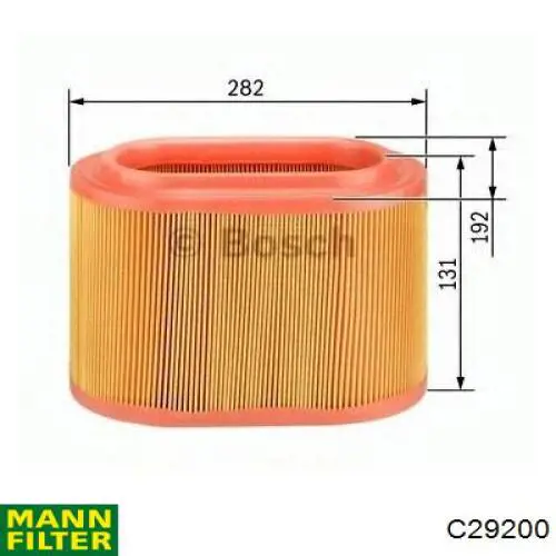 C29200 Mann-Filter фільтр повітряний