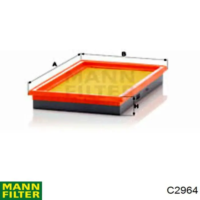 Елемент повітряного фільтра Mann-Filter C2964 ціна, від 7.95 USD