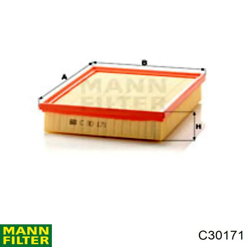 C30171 Mann-Filter фільтр повітряний