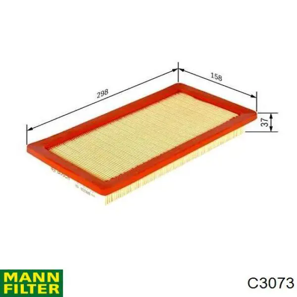C3073 Mann-Filter фільтр повітряний