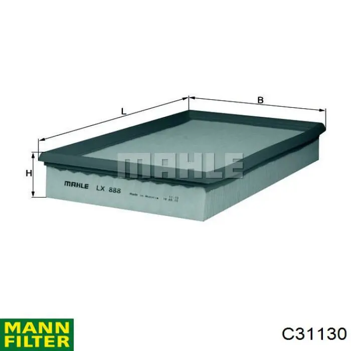 Елемент повітряного фільтра Mann-Filter C31130 ціна, від 29.69 USD