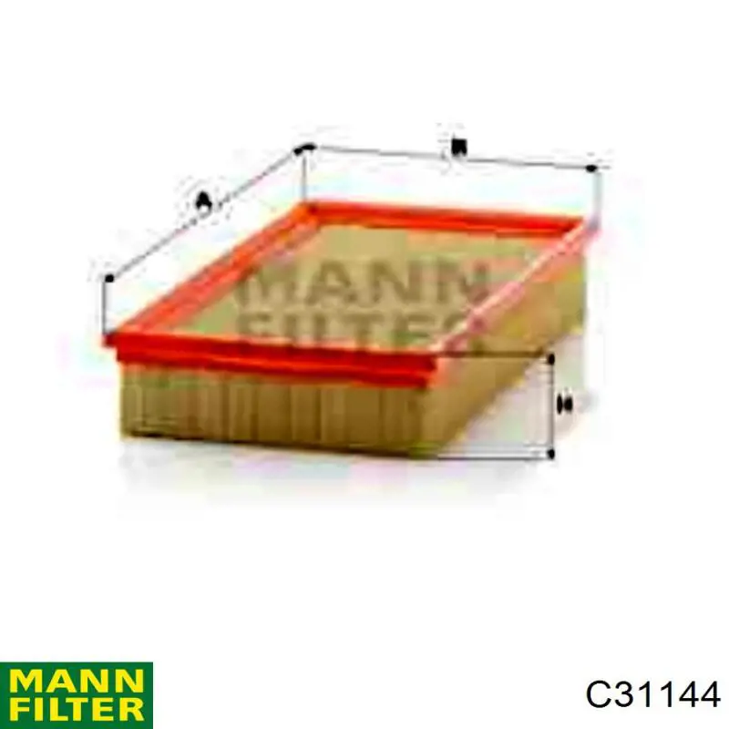 C31144 Mann-Filter фільтр повітряний