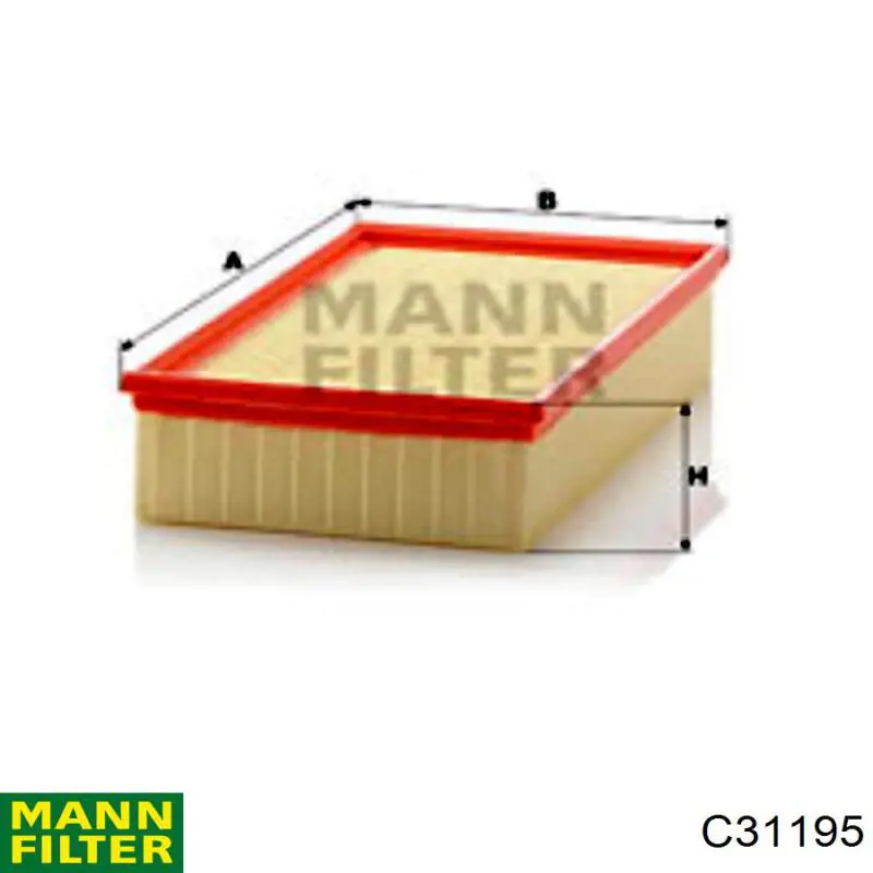 C31195 Mann-Filter фільтр повітряний