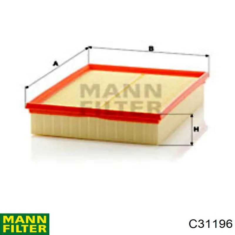 C31196 Mann-Filter фільтр повітряний