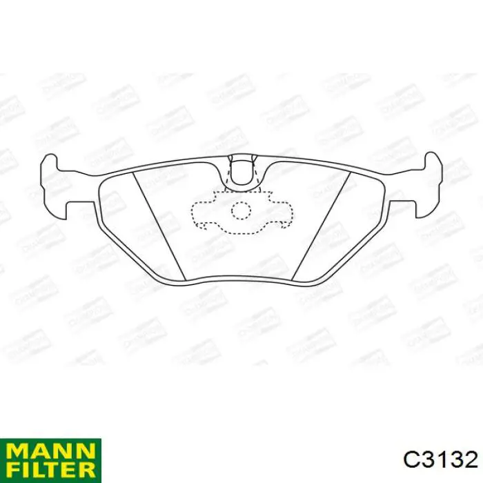 Купити C3132 Mann-Filter Автомобільний фільтр повітря