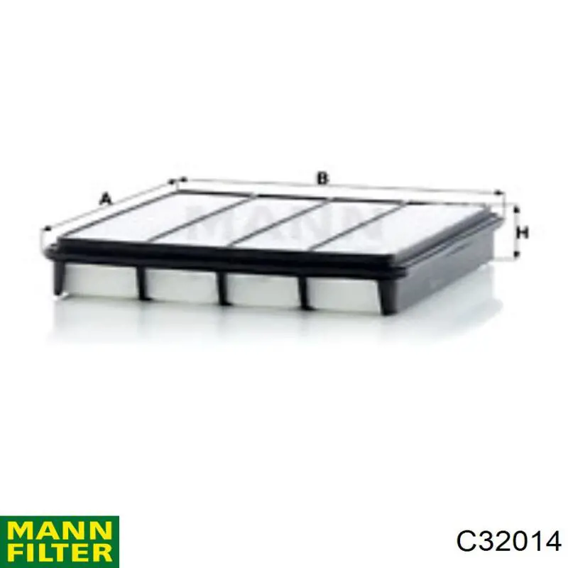 C32014 Mann-Filter Повітряний фільтр двигуна