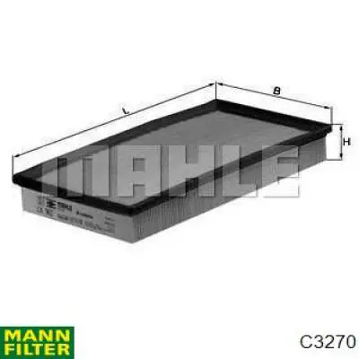 Елемент повітряного фільтра Mann-Filter C3270 ціна, від 9.81 USD