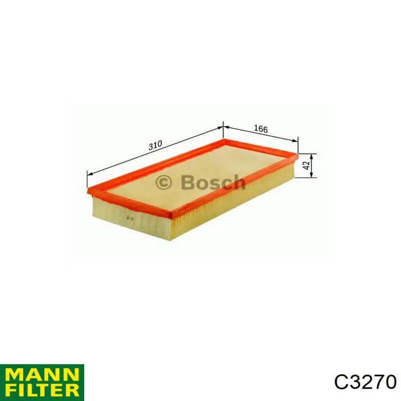 Купити C3270 Mann-Filter Автомобільний фільтр повітря