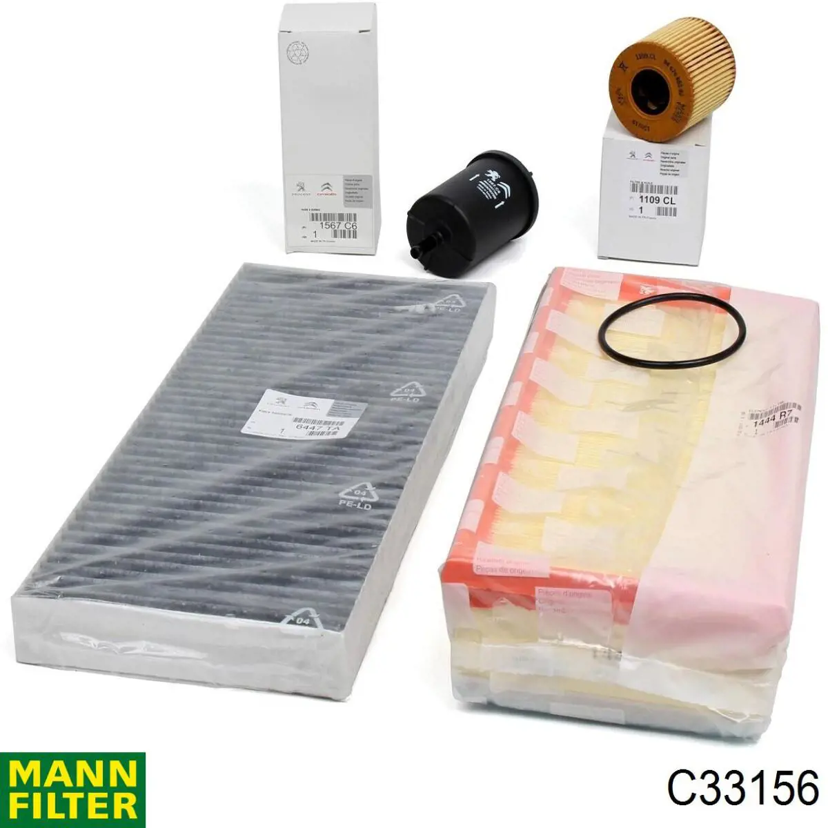 Елемент повітряного фільтра Mann-Filter C33156 ціна, від 8.95 USD