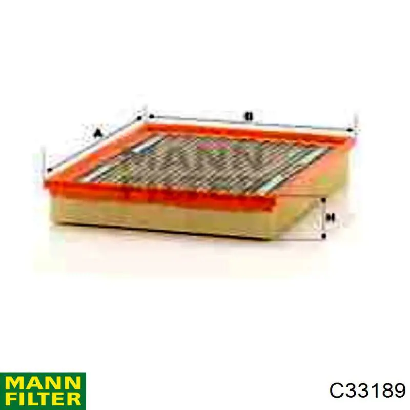 C33189 Mann-Filter фільтр повітряний