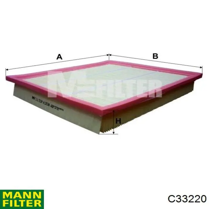 Купити C33220 Mann-Filter Автомобільний фільтр повітря