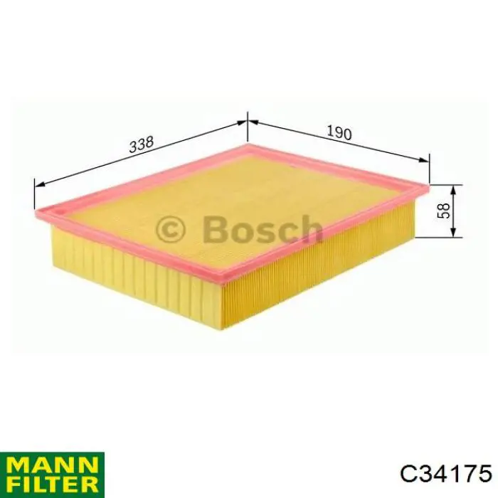 Повітряний фільтр C34175 Mann-Filter