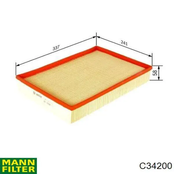 C34200 Mann-Filter фільтр повітряний