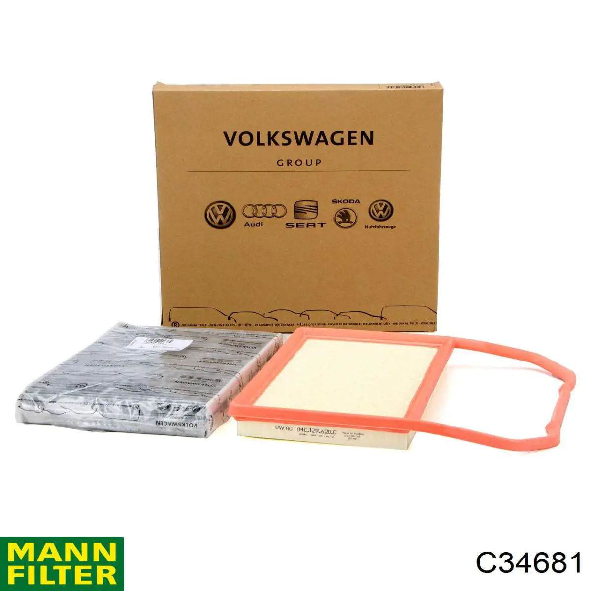 Елемент повітряного фільтра Mann-Filter C34681 ціна, від 3.89 USD