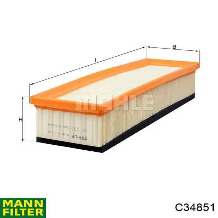 Елемент повітряного фільтра Mann-Filter C34851 ціна, від 8.50 USD