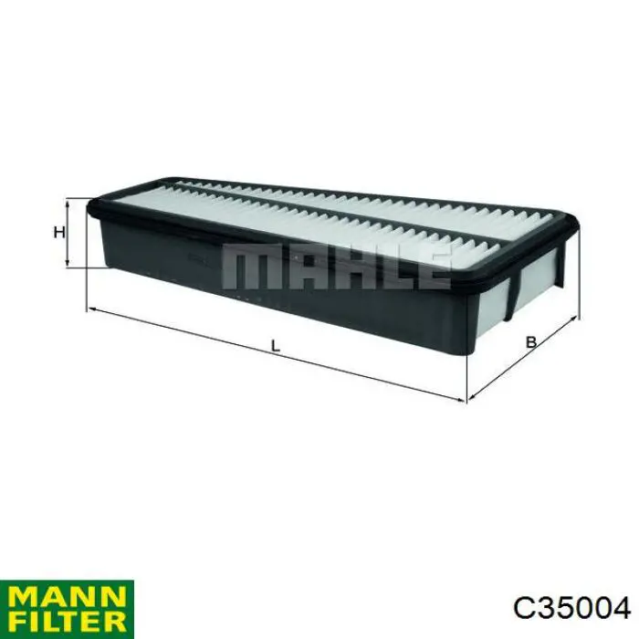 C35004 Mann-Filter Повітряний фільтр двигуна