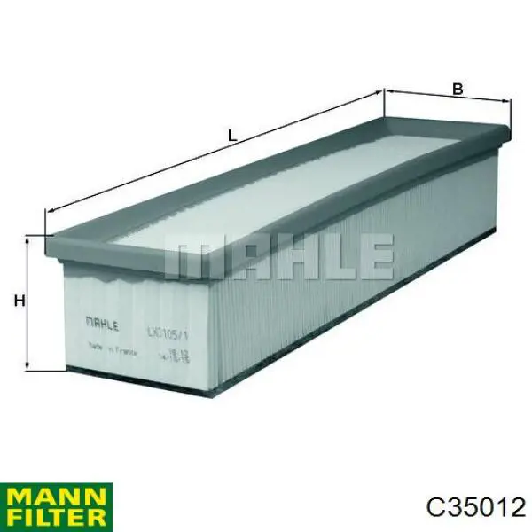 Елемент повітряного фільтра Mann-Filter C35012 ціна, від 15.77 USD