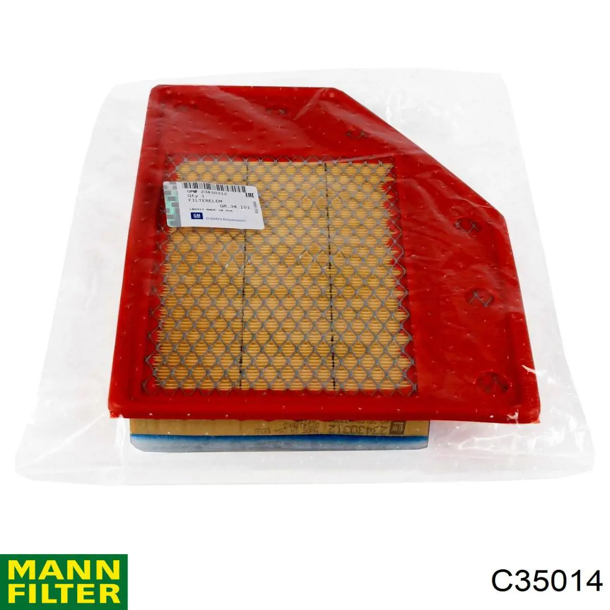 Елемент повітряного фільтра Mann-Filter C35014 ціна, від 13.69 USD