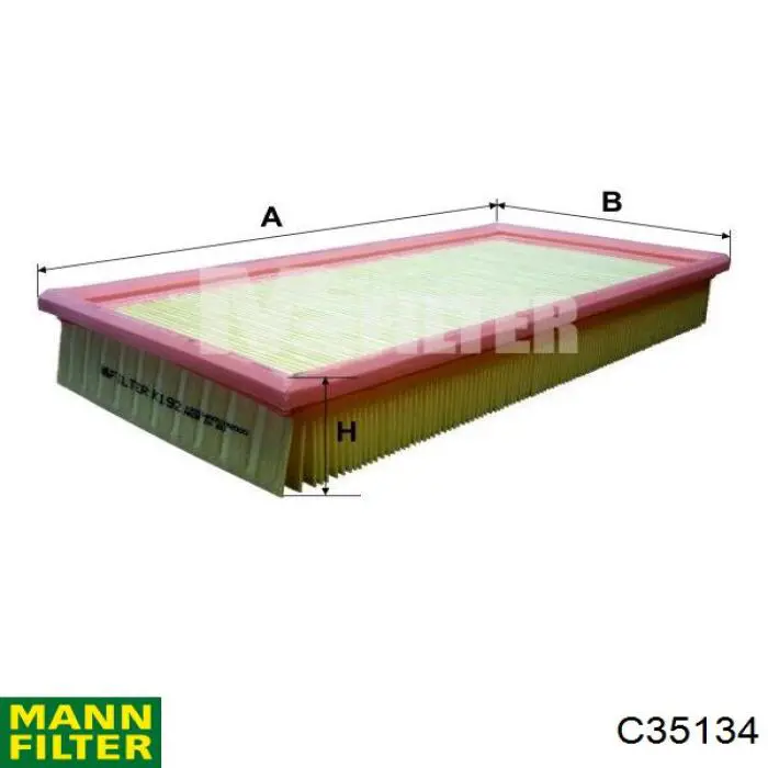 Фільтр повітряний Mann-Filter C35134
