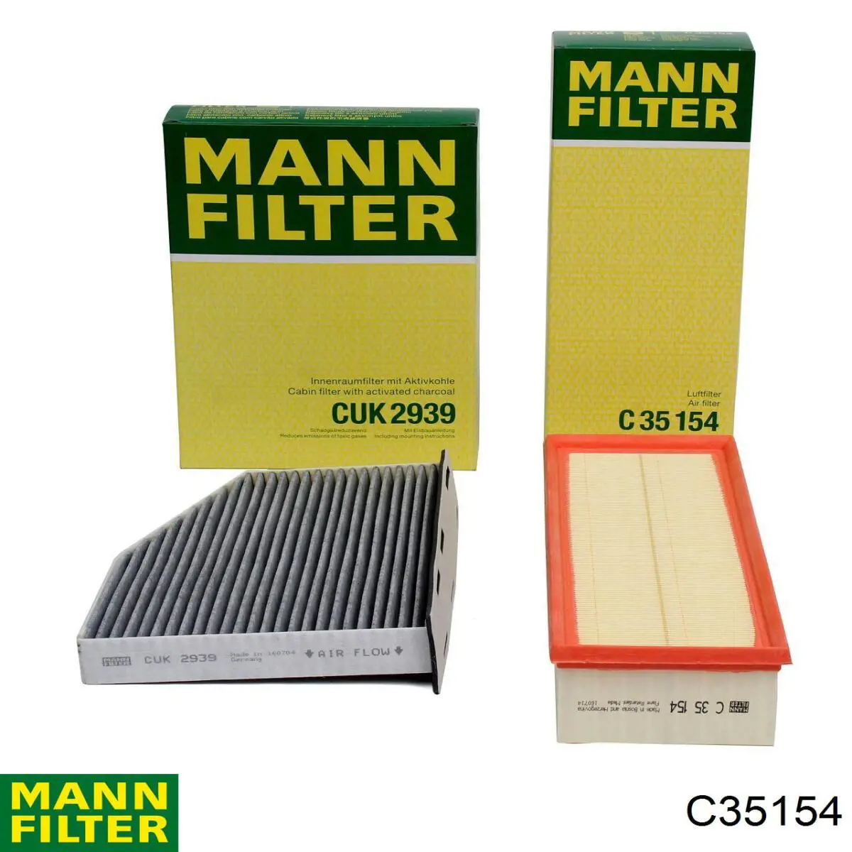 Елемент повітряного фільтра Mann-Filter C35154 ціна, від 10.87 USD