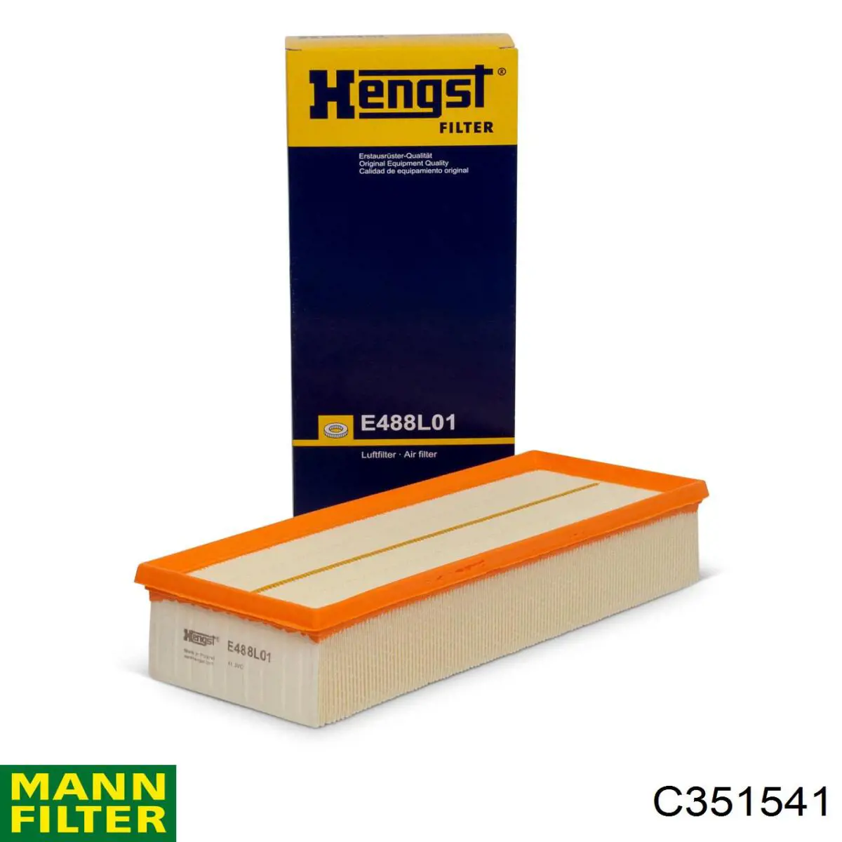 Купити C351541 Mann-Filter Автомобільний фільтр повітря