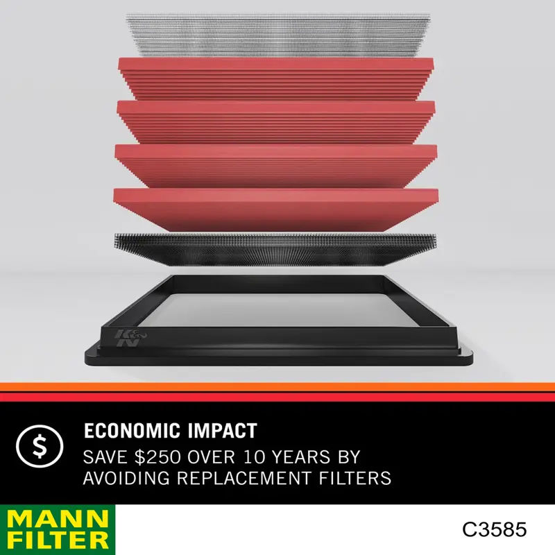 Купити C3585 Mann-Filter Автомобільний фільтр повітря