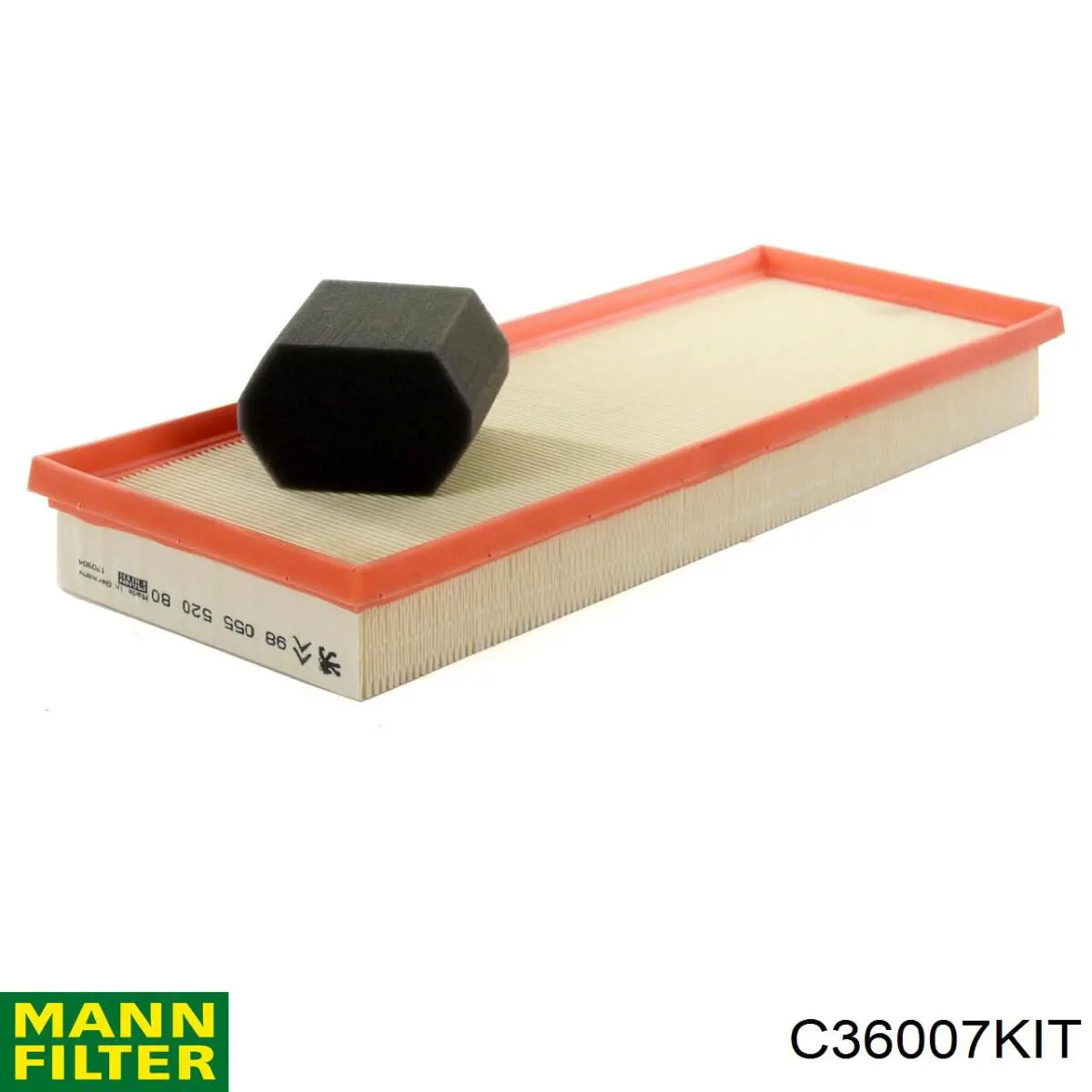 Елемент повітряного фільтра Mann-Filter C36007KIT ціна, від 18.65 USD