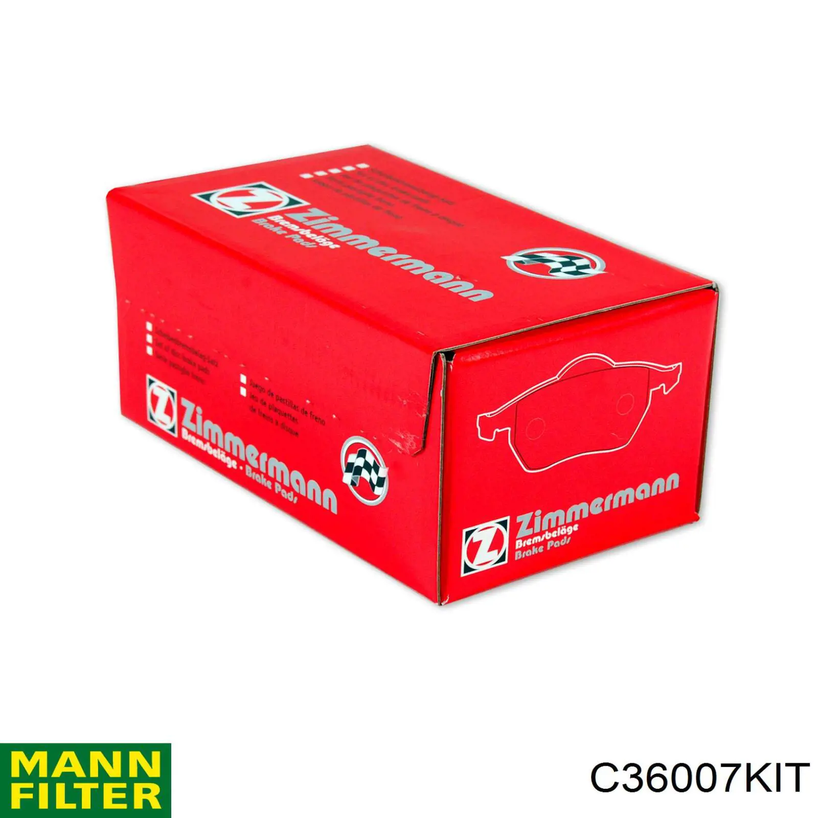 Елемент повітряного фільтра Mann-Filter C36007KIT ціна, від 18.65 USD