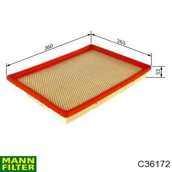 Купити C36172 Mann-Filter Автомобільний фільтр повітря