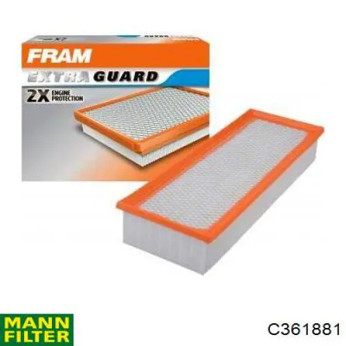 Повітряний фільтр C361881 Mann-Filter
