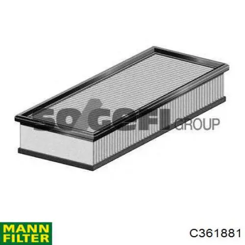 C361881 Mann-Filter Повітряний фільтр двигуна