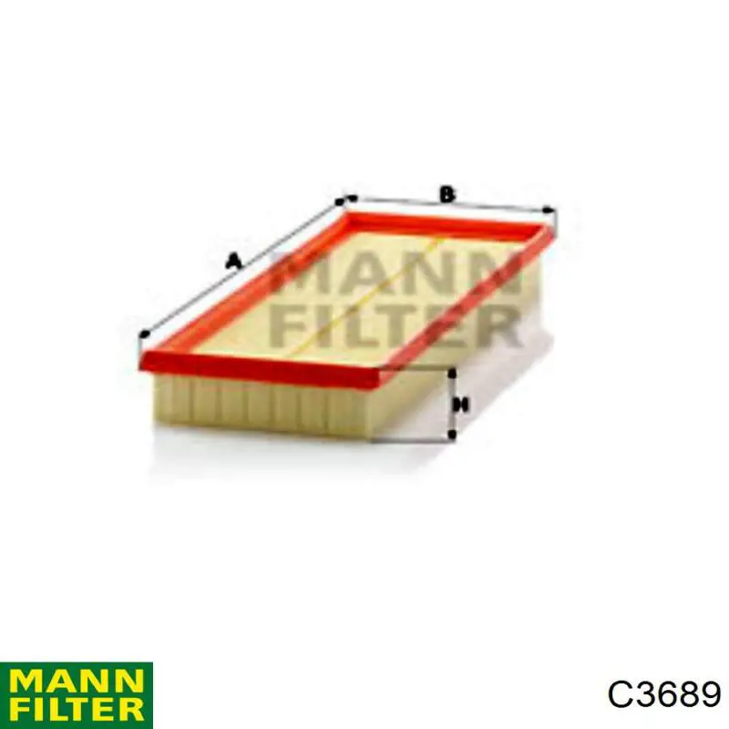 C3689 Mann-Filter фільтр повітряний