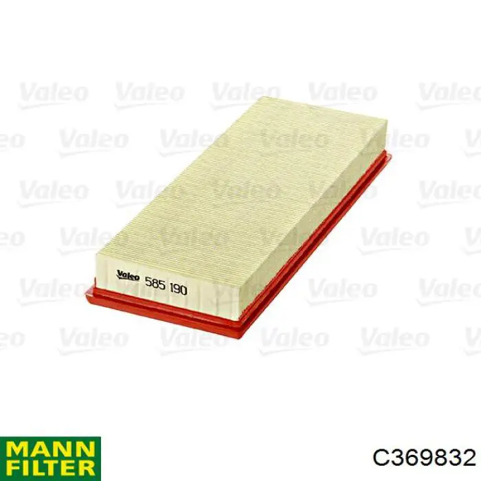 Елемент повітряного фільтра Mann-Filter C369832 ціна, від 30.92 USD