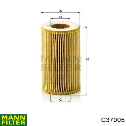 Купити C37005 Mann-Filter Автомобільний фільтр повітря