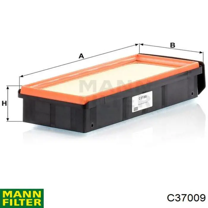 Елемент повітряного фільтра Mann-Filter C37009 ціна, від 46.20 USD