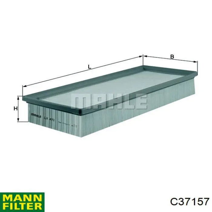 Купити C37157 Mann-Filter Автомобільний фільтр повітря