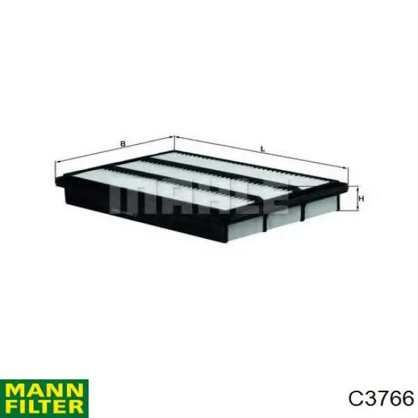 C3766 Mann-Filter фільтр повітряний