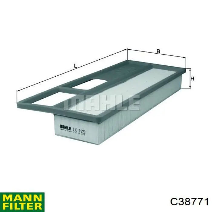 Купити C38771 Mann-Filter Автомобільний фільтр повітря