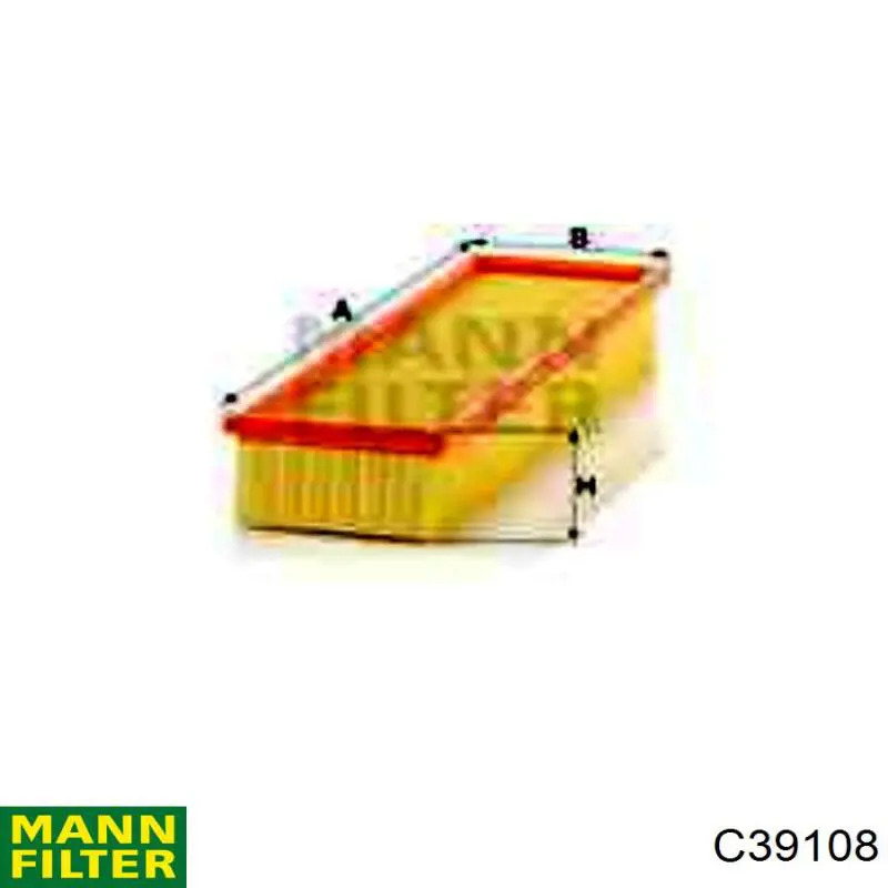 Елемент повітряного фільтра Mann-Filter C39108 ціна, від 4.31 USD