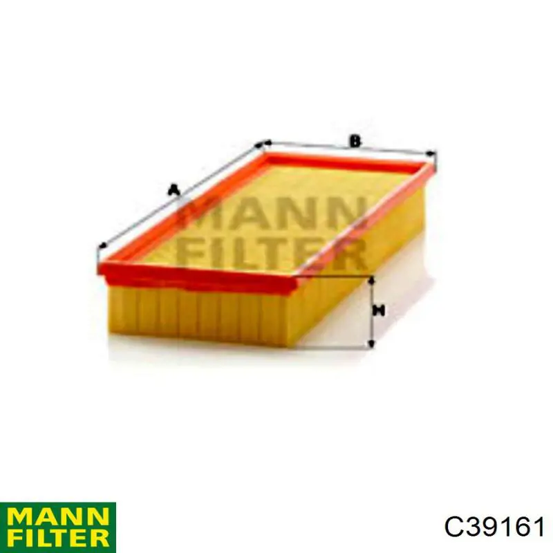 Елемент повітряного фільтра Mann-Filter C39161 ціна, від 8.44 USD