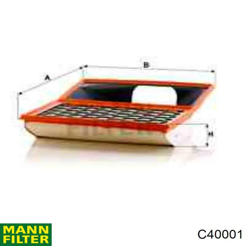 Купити C40001 Mann-Filter Автомобільний фільтр повітря