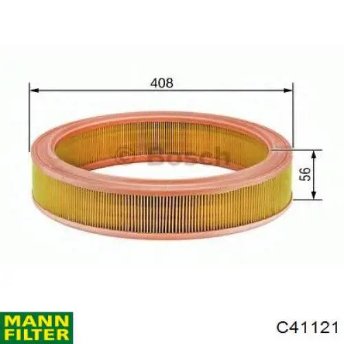 Елемент повітряного фільтра Mann-Filter C41121 ціна, від 9.76 USD